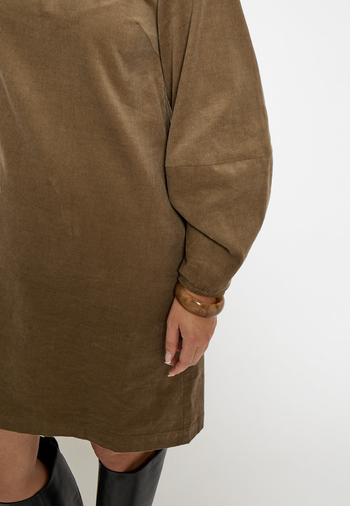 Desires DSJolene Corduroy Short Dress Dress 364 Walnut Brown