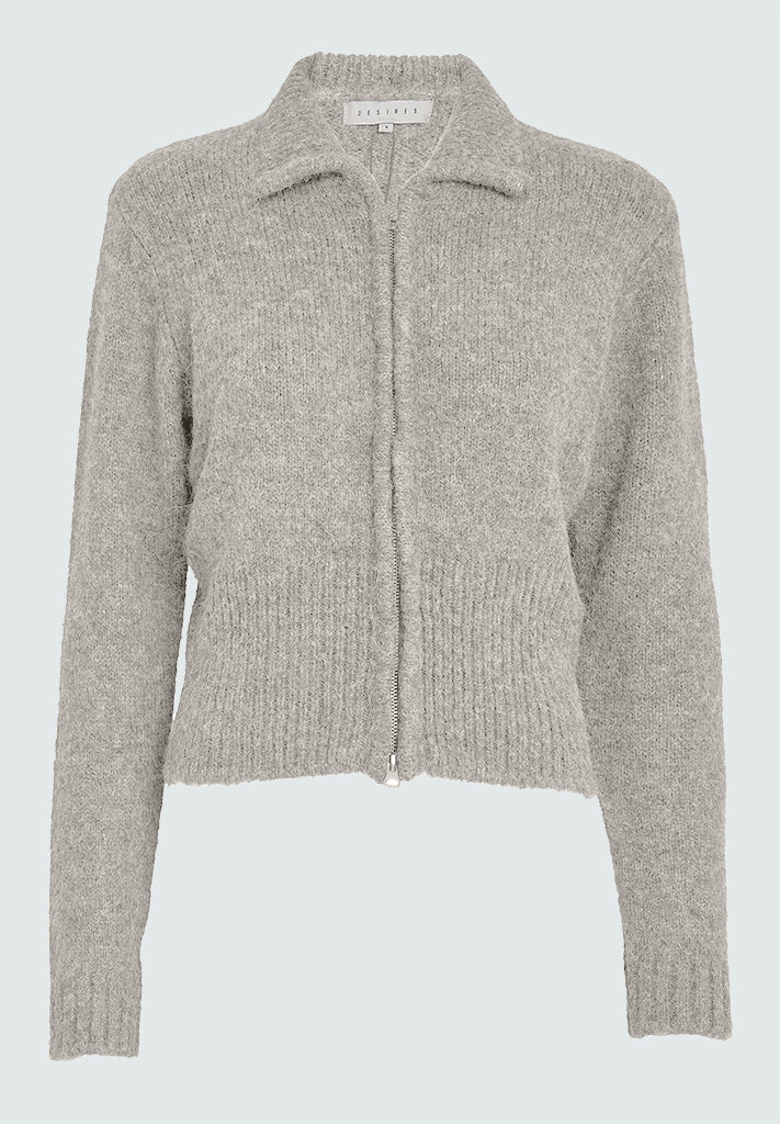 Desires DSJune Knit Cardigan Cardigans 529 Turtledove Sand
