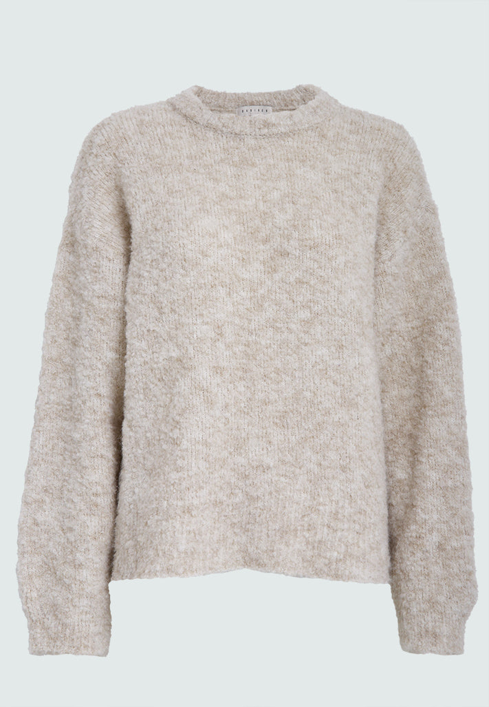 Desires DSKaia GRS Boucle Knit Pullover Pullover 0065M Antique Melange