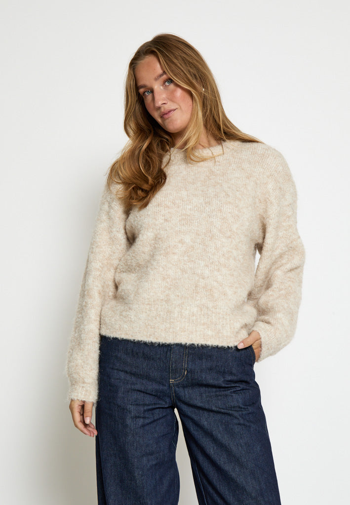 Desires DSKaia GRS Boucle Knit Pullover Pullover 0065M Antique Melange