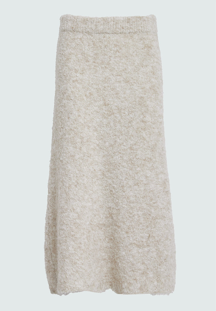 Desires DSKaia GRS Boucle Midi Knit Skirt Skirt 0065M Antique Melange
