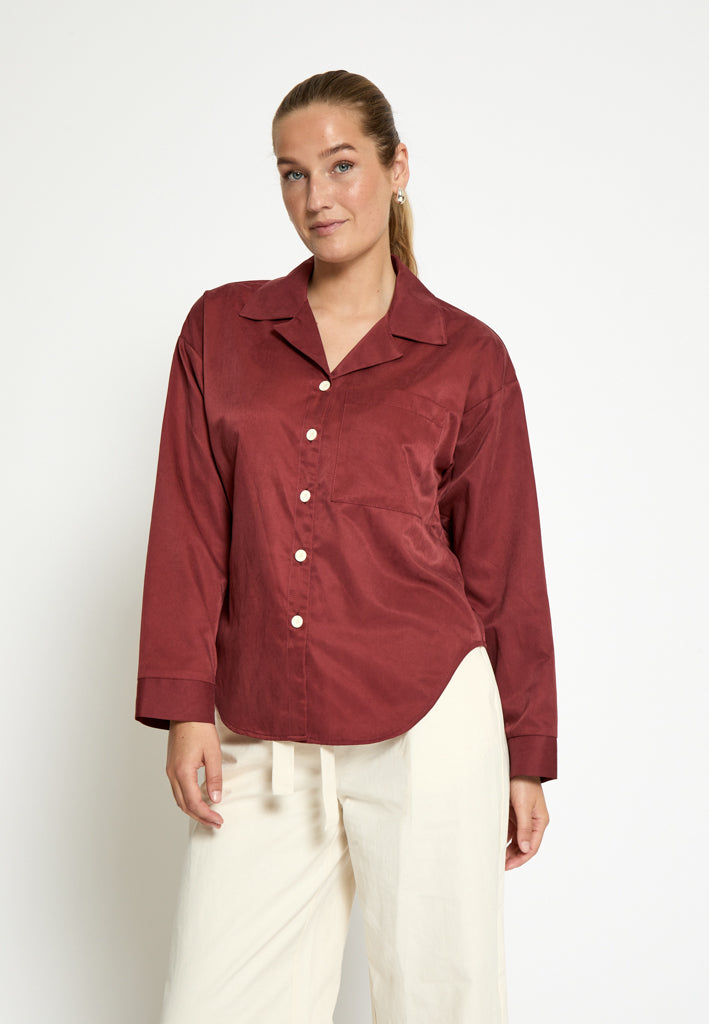 Desires DSKaren Shirt Shirt 5076 Apple Butter Brown