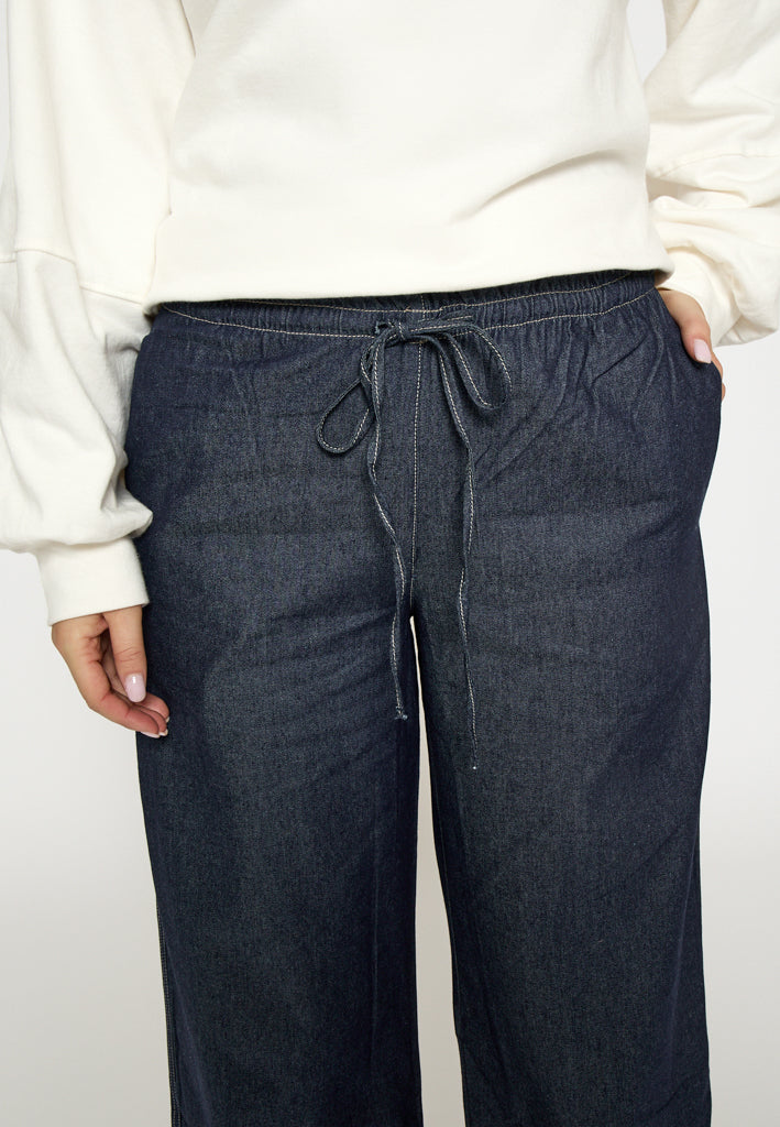 Desires DSKylie Low Waisted Pant Pant 9620 Dark Blue
