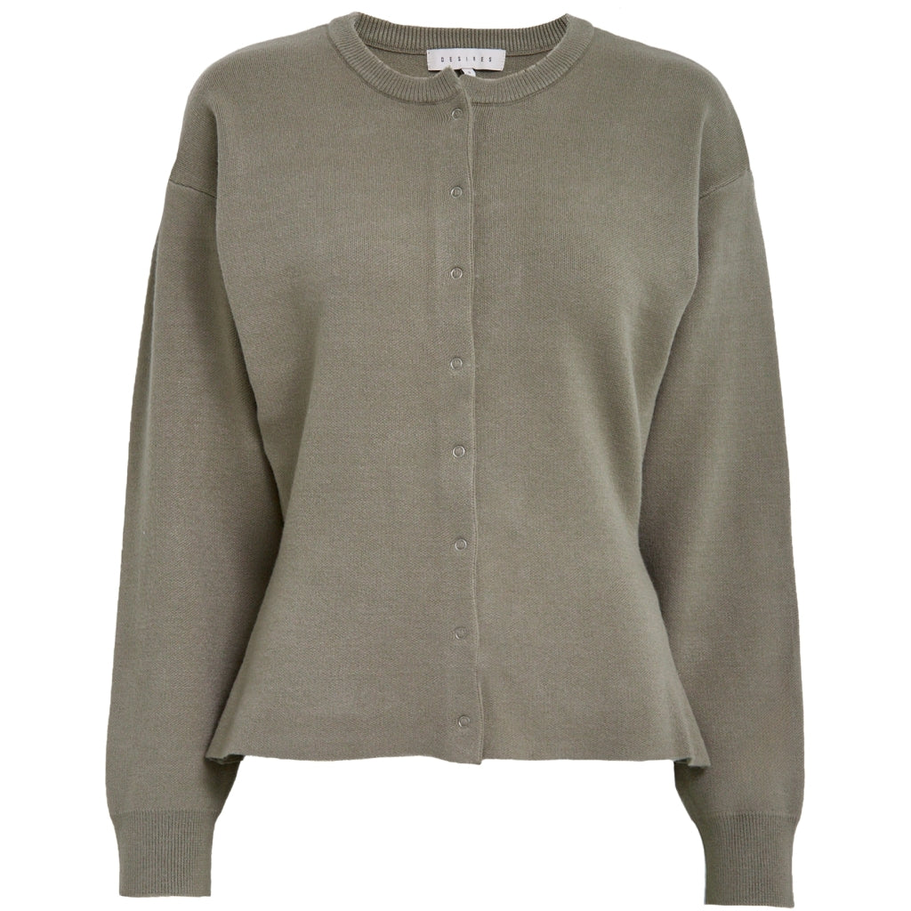 Desires DSLake Knit Cardigan Cardigans 3792 Covert Green