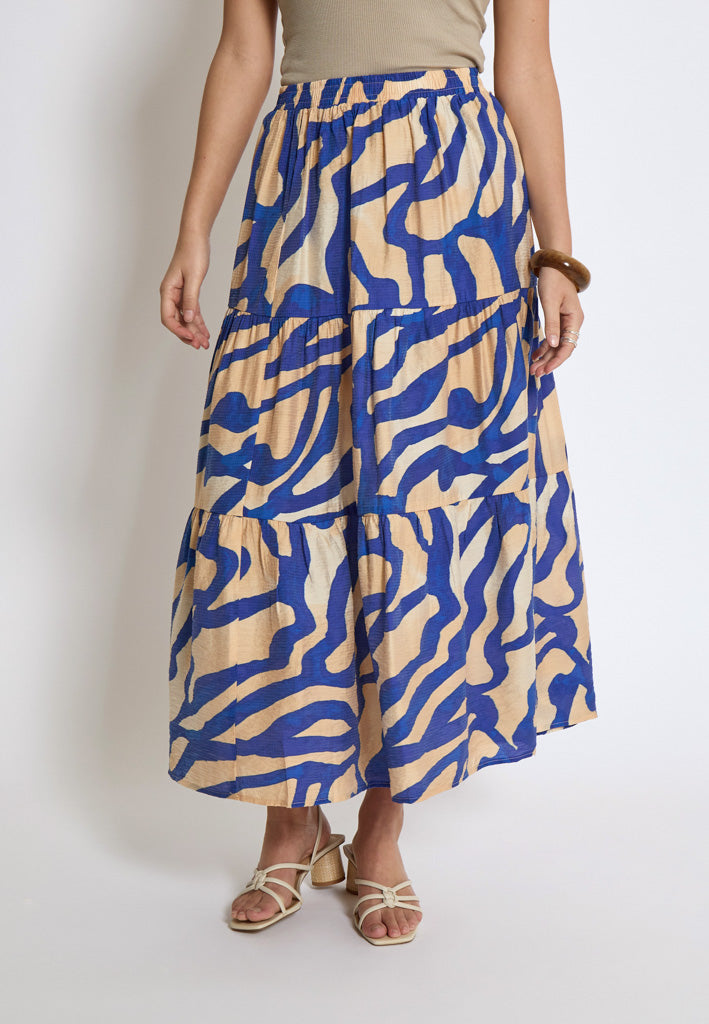 Desires DSLauren Maxi Skirt Skirt 0265P Sandshell Print