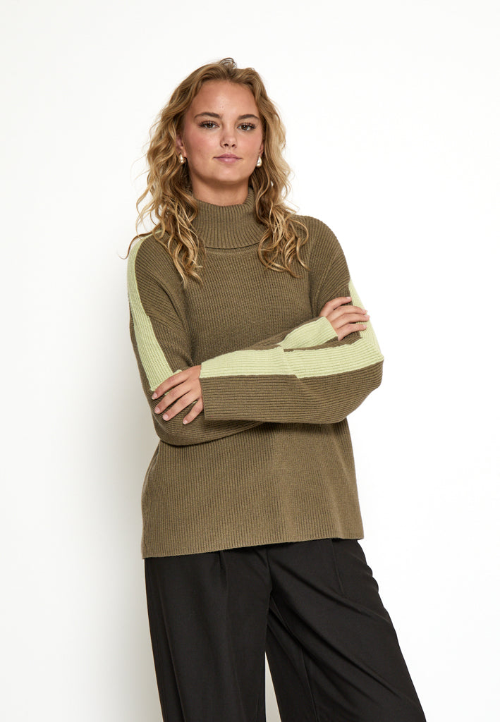 Desires DSLeandra Knit Pullover Pullover 3792 Covert Green