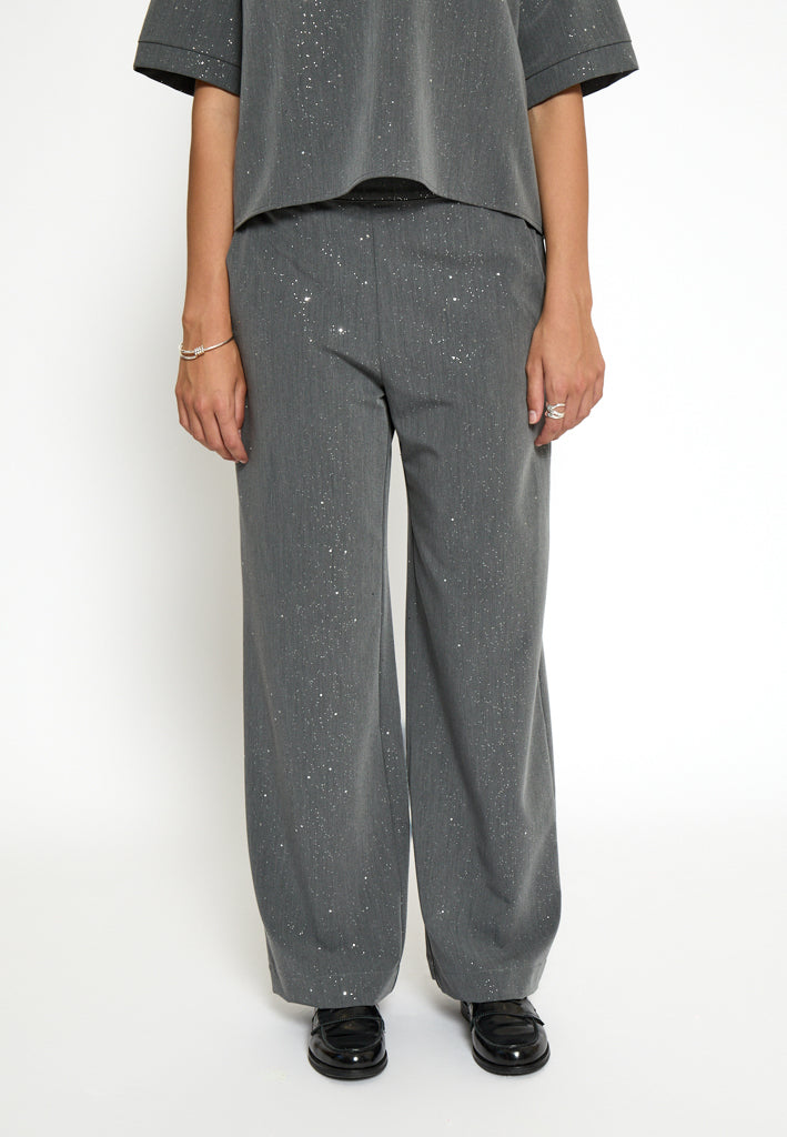 Desires DSLeslie Pants Pant 129P Dark Grey Print