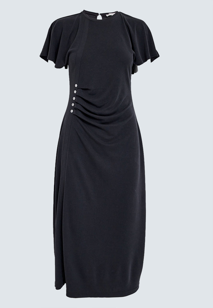 Desires DSLiana Midi Dress Dress 9000 Black
