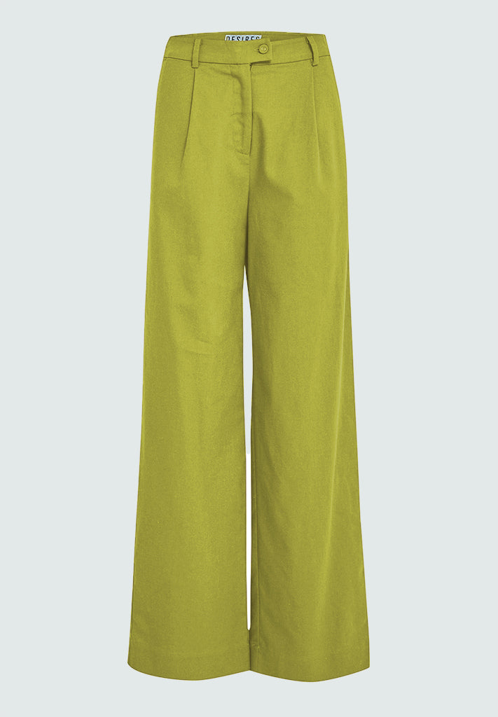 Desires DSLucy Linen Pants Pant 3209 Golden Lime