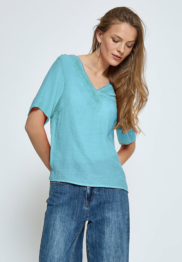 Desires DSMila Blouse Blouse 1112 Angel Blue