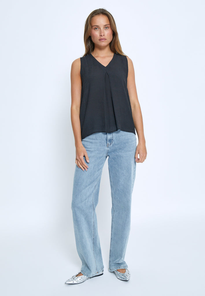 Desires DSMila V-Neck Top Top 9000 Black