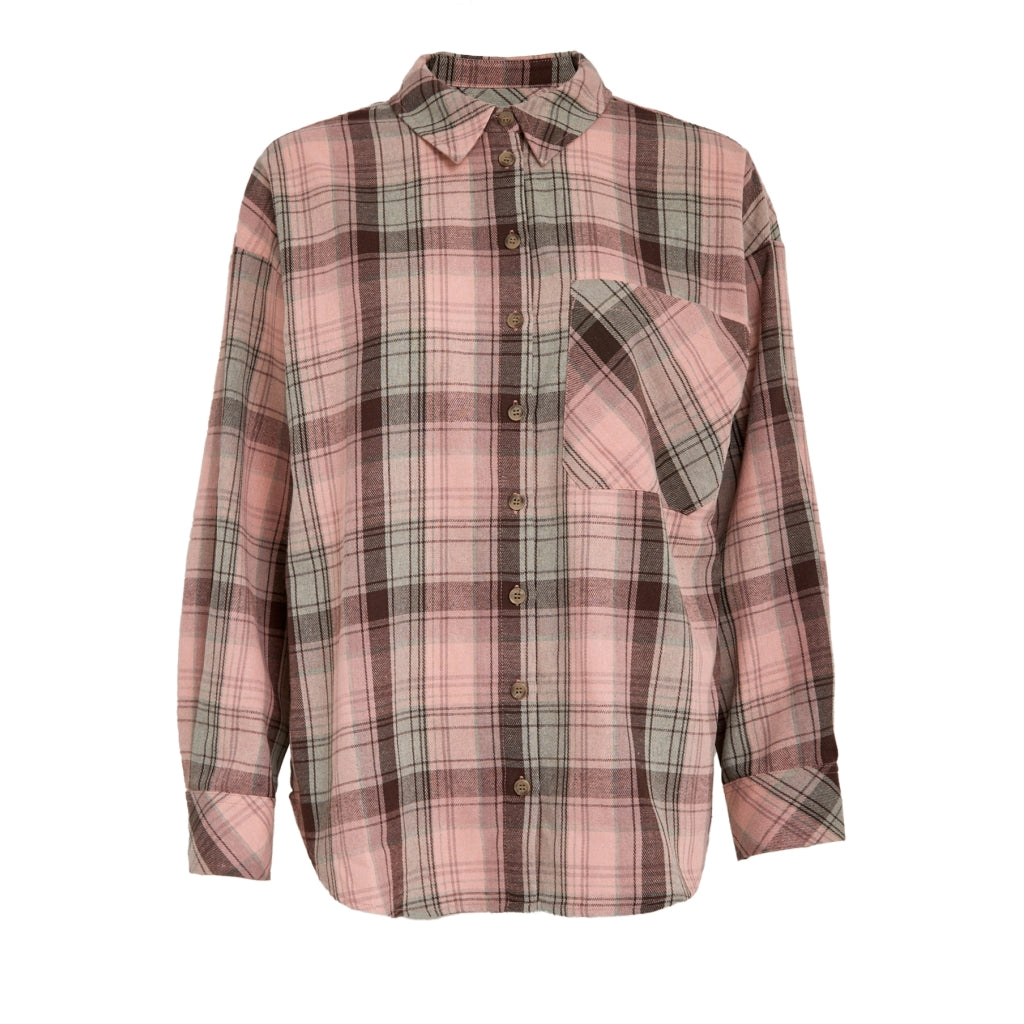 Desires DSMissy Check Shirt Shirt 4015C Cashmere Rose check