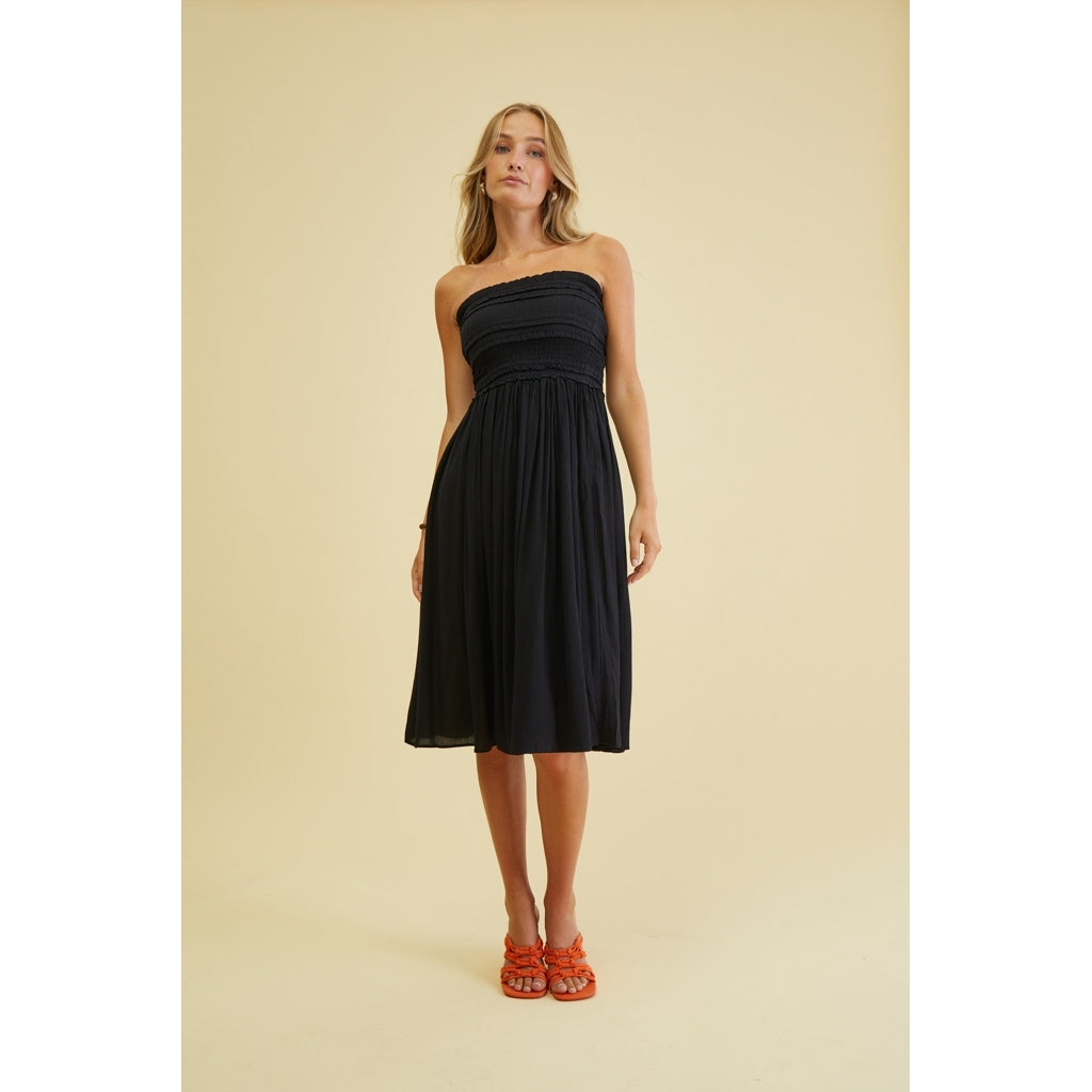 Desires DSNanett Smock Skirt Skirt 9000 Black