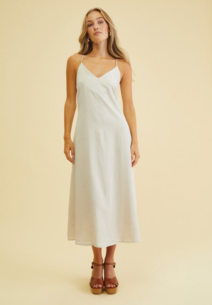 Desires DSNeva Midi Strap Dress Dress 0265 Sandshell