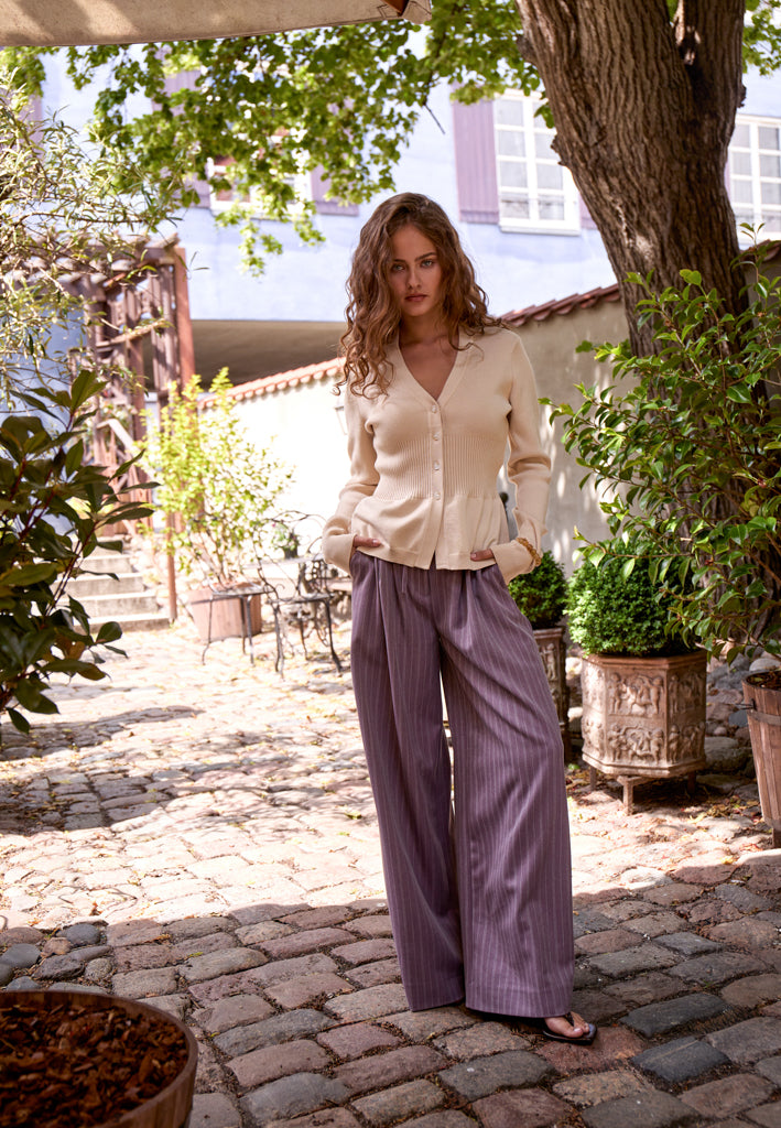 Desires DSOdessa Mid Waisted Pant Pant 7086 Very Grape
