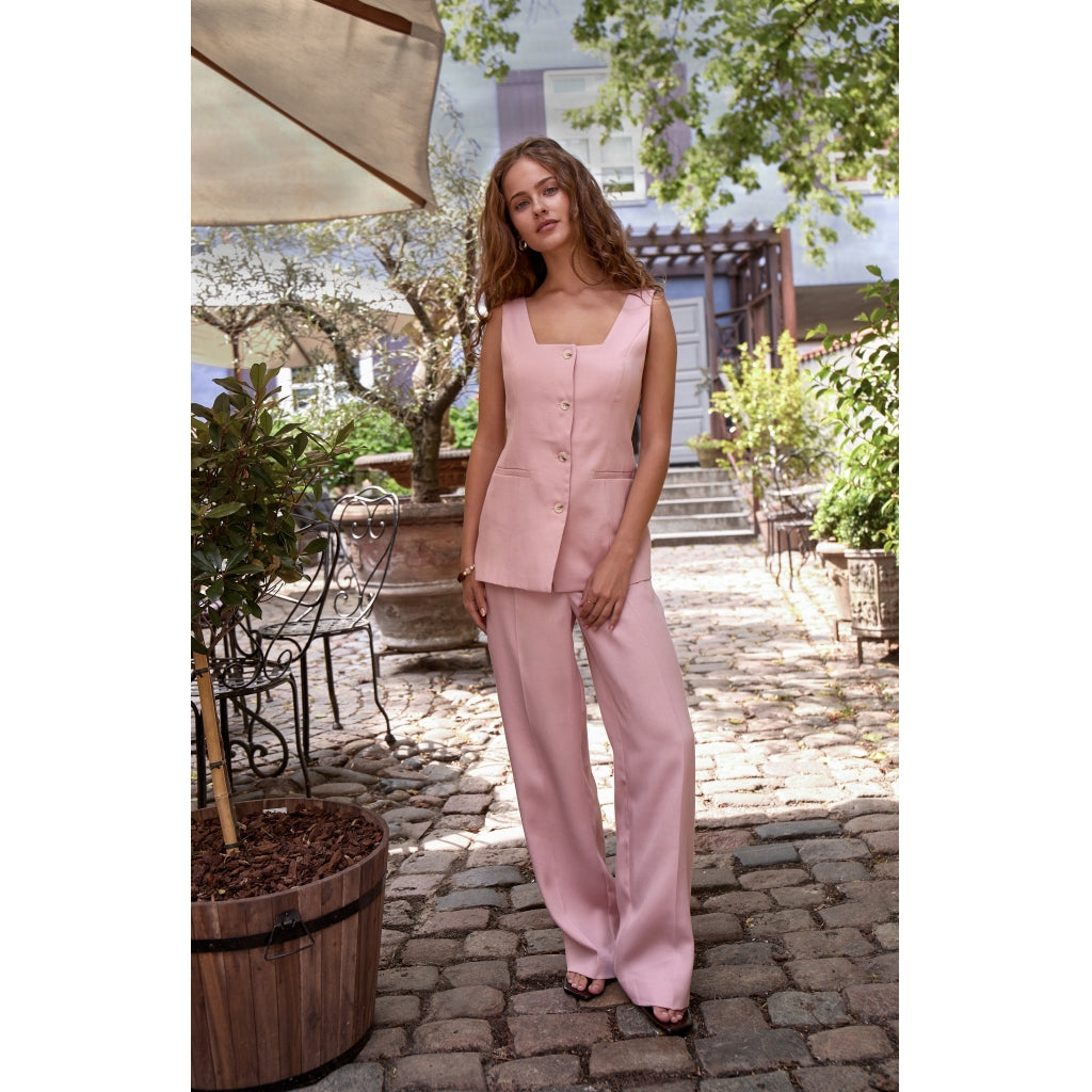 Desires DSOpal Waistcoat Vest 638 Pale Mauve Rose