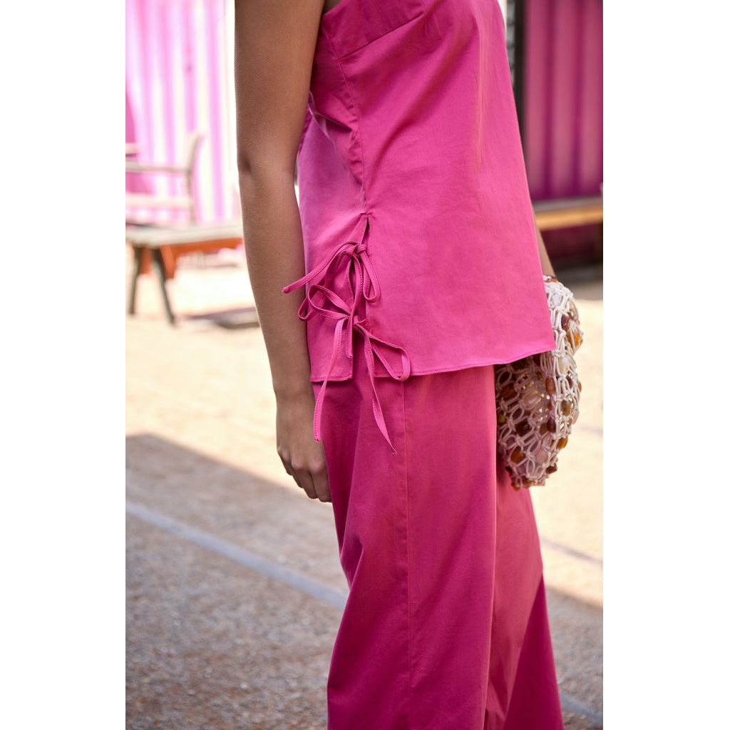 Desires DSOsha Mid Waisted Pant Pant 4004 Carmine Pink