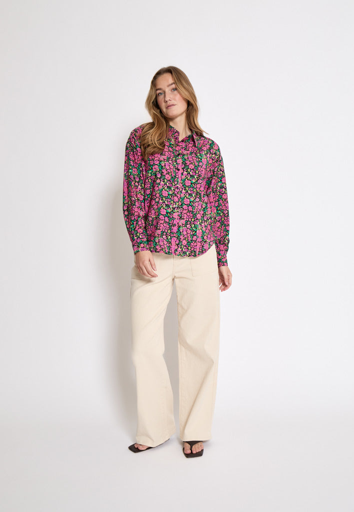 Desires DSOthilde Shirt Shirt 3394S Lush Meadow Green Stripe