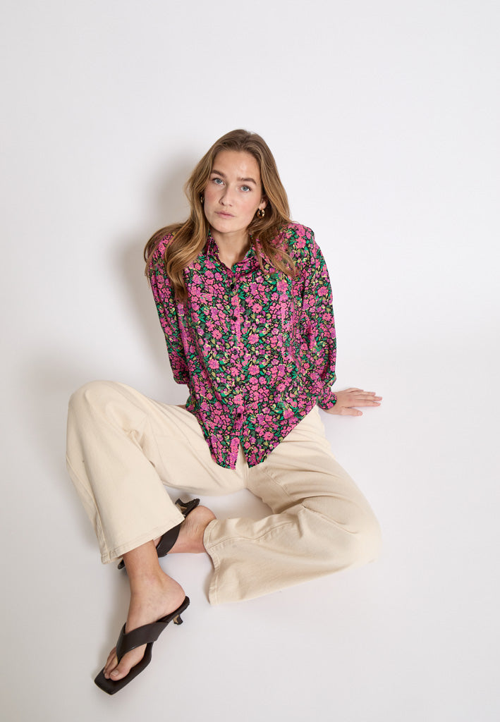 Desires DSOthilde Shirt Shirt 3394S Lush Meadow Green Stripe