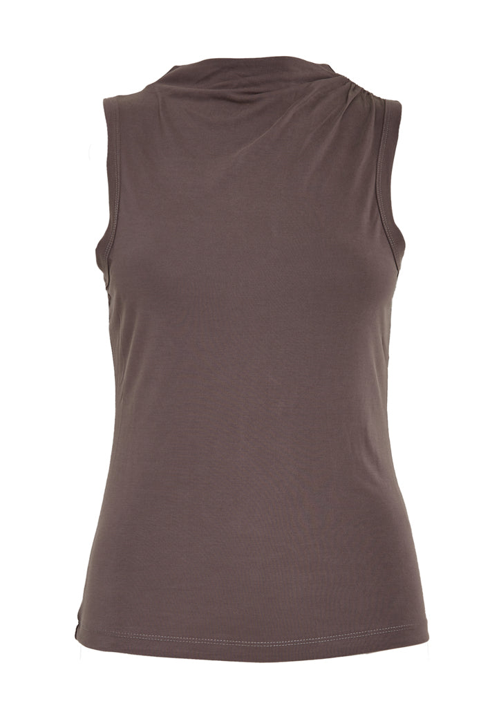 Desires DSPalaya Drape Top Top 4032 Sparrow Brown