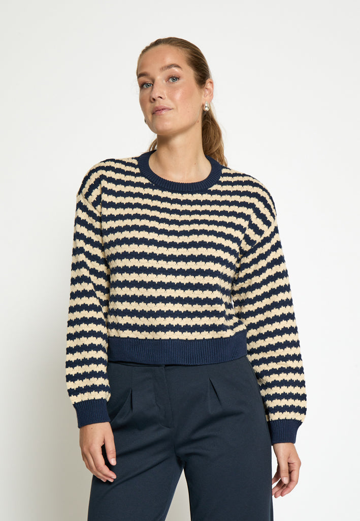 Desires DSPam Pullover Pullover 1550S NAVY STRIPE