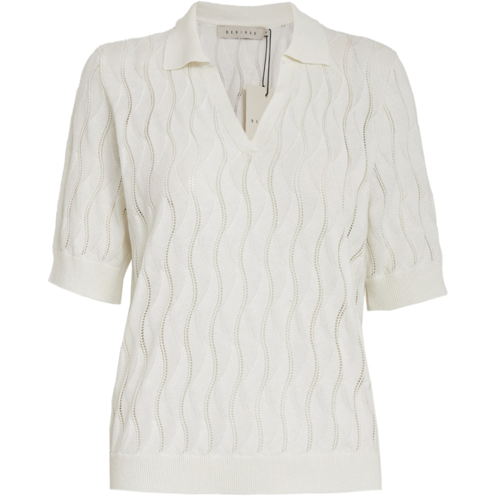 Desires DSPatti Knit Polo T-Shirt T-Shirt 0140 Tofu