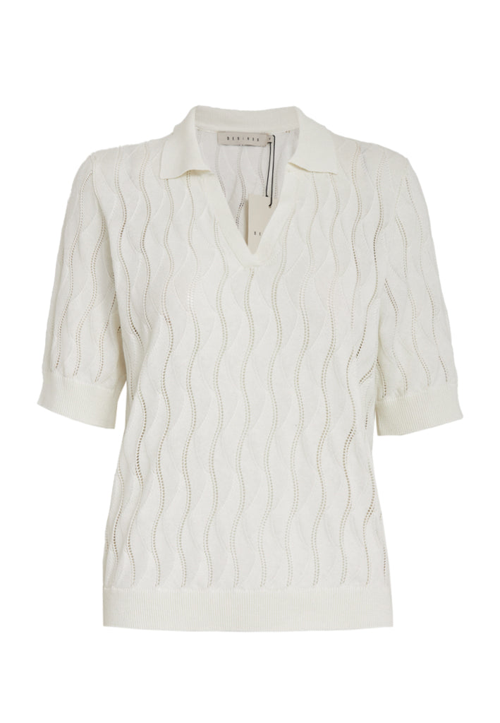 Desires DSPatti Knit Polo T-Shirt T-Shirt 0140 Tofu