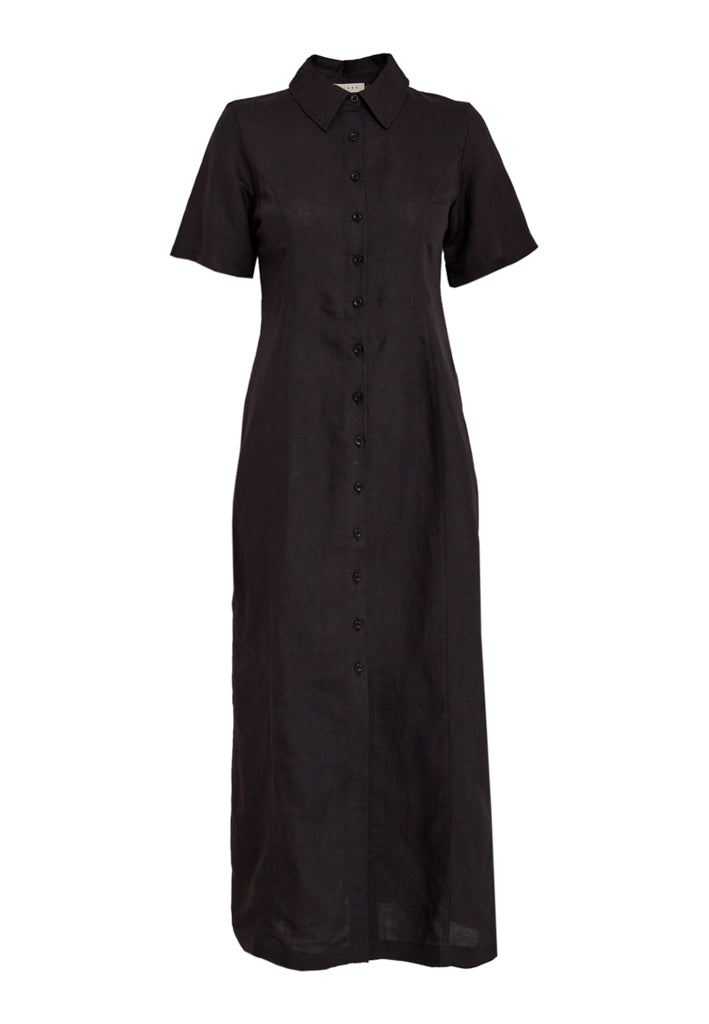 Desires DSPhilippa Maxi Shirt Dress Dress 9000 Black