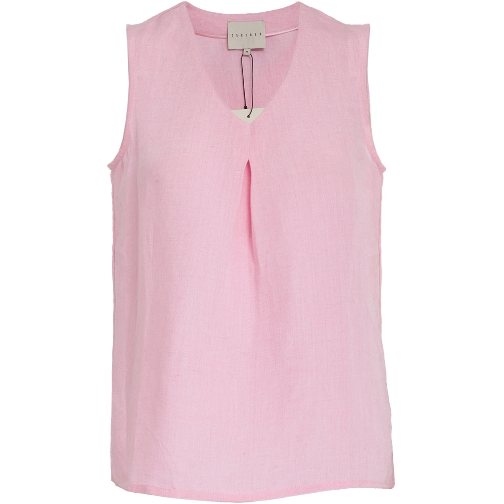 Desires DSPhilippa V-Neck Top Top 7029 Pirouette Pink