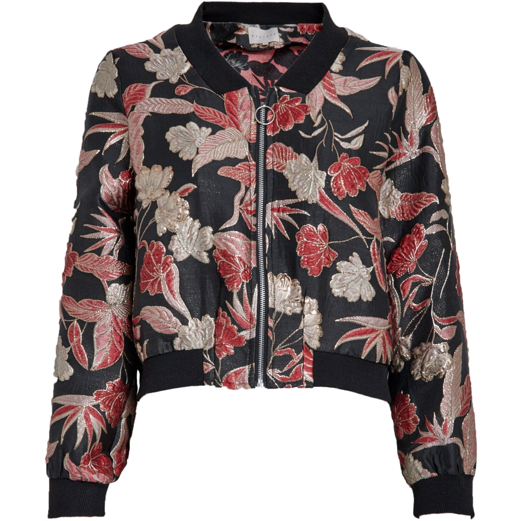 Desires DSShelia Jacquard Bomber Jacket Jacket 652J Karanda Red