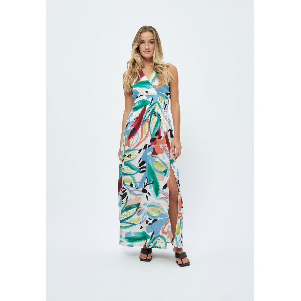 Desires Destiny Sleeveless Maxi Dress Dress 0011P Gardenia Print