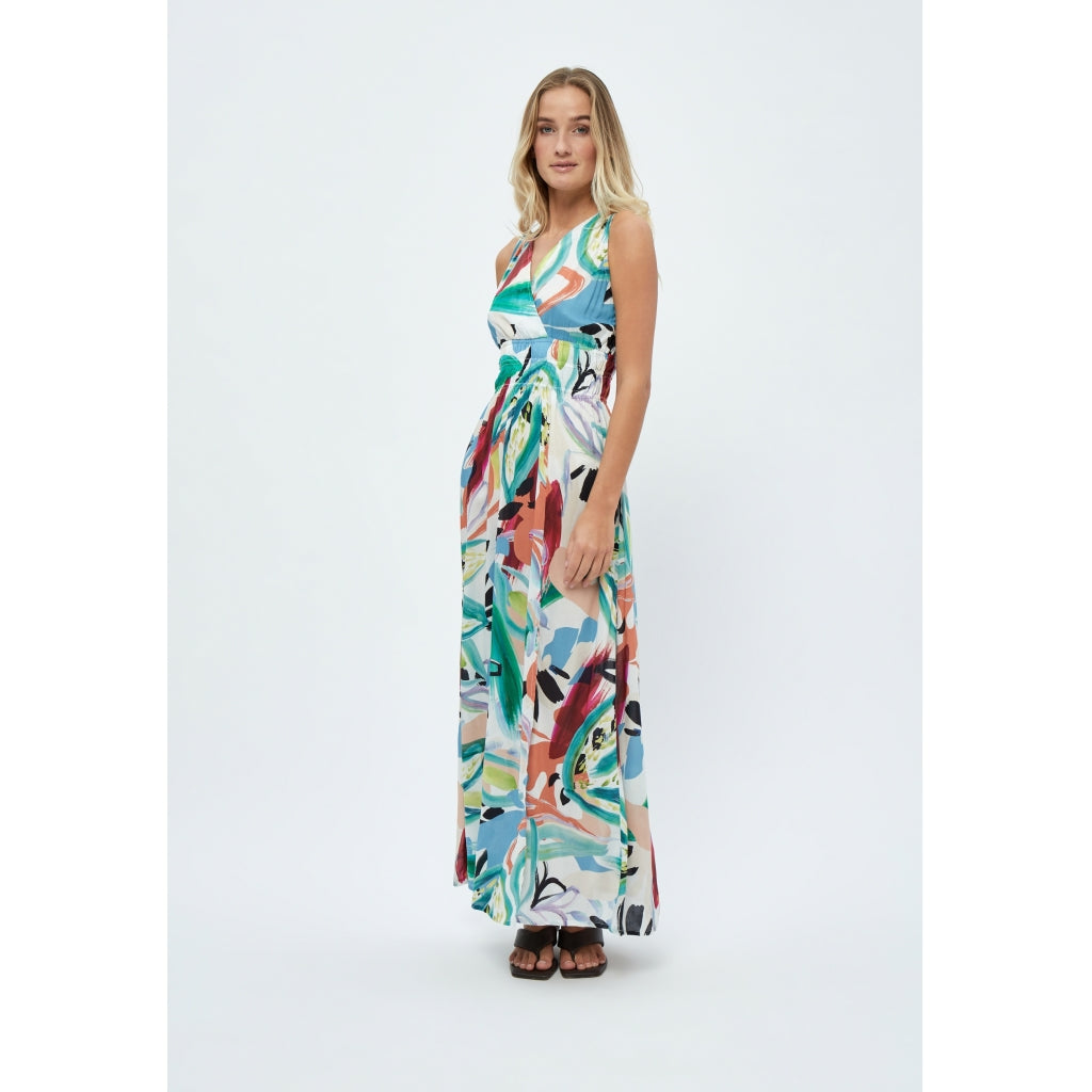 Desires Destiny Sleeveless Maxi Dress Dress 0011P Gardenia Print