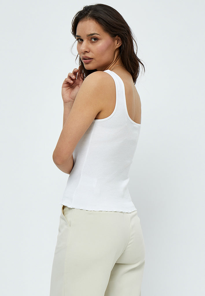 Peppercorn Dharma GOTS Square Top Top 0001 White