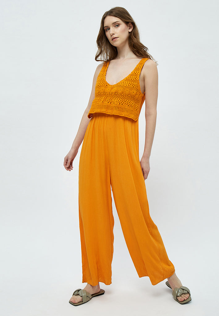 Desires Diana Palazzo Jumpsuit Jumpsuit 6210 DARK CHEDDAR