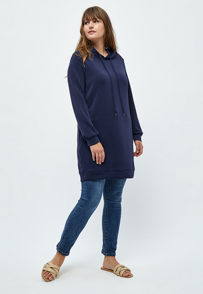 Peppercorn Dicette Sweat Dress Curve Dress 2318 MIDNIGHT NAVY