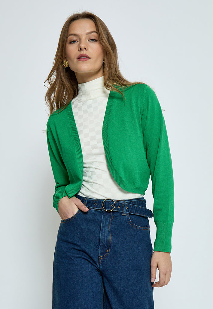 Peppercorn Dina Knit Bolero Cardigans 3205 Bright Green