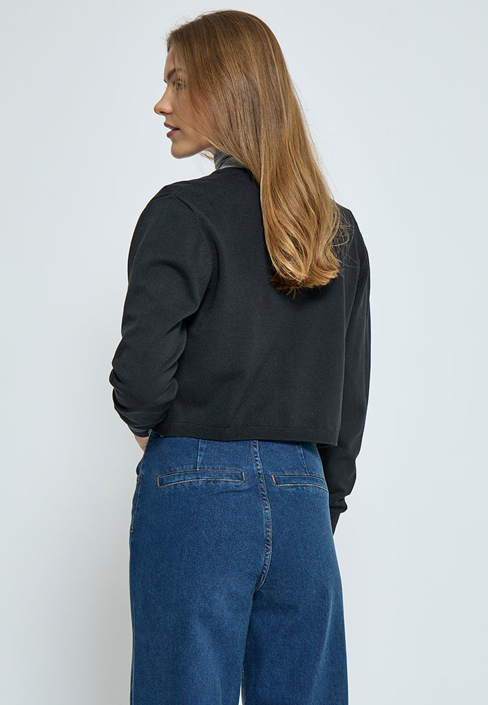 Peppercorn Dina Knit Bolero Cardigans 9000 Black