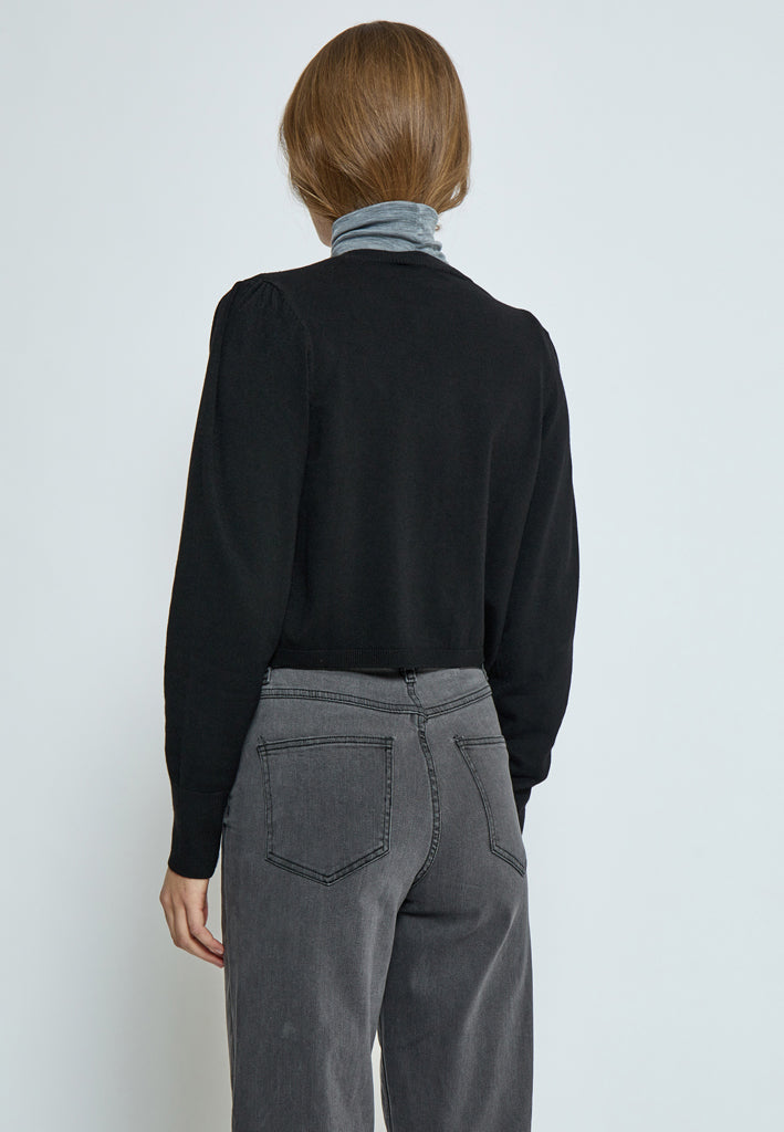 Peppercorn Dina Knit Bolero Cardigans 9000 Black