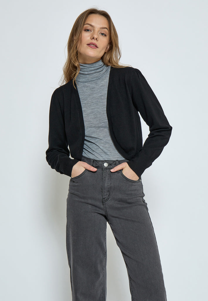 Peppercorn Dina Knit Bolero Cardigans 9000 Black