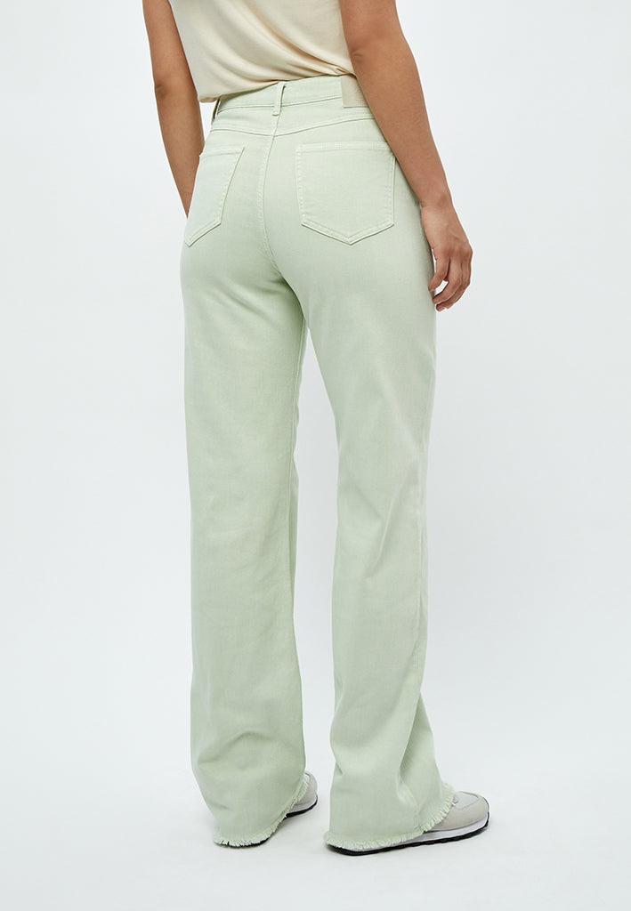 Peppercorn Fran Garment Dyed Pant Jeans 3254 Green Mint