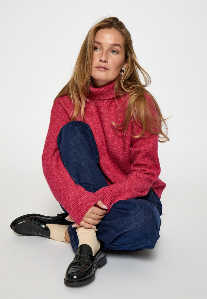 Desires Gea High Neck Pullover Pullover 4039 Virtual Pink