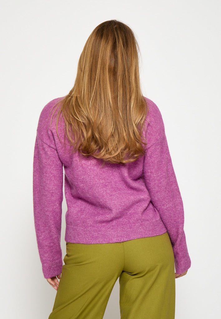 Desires Gea High Neck Pullover Pullover 7208 Bodacious Pink