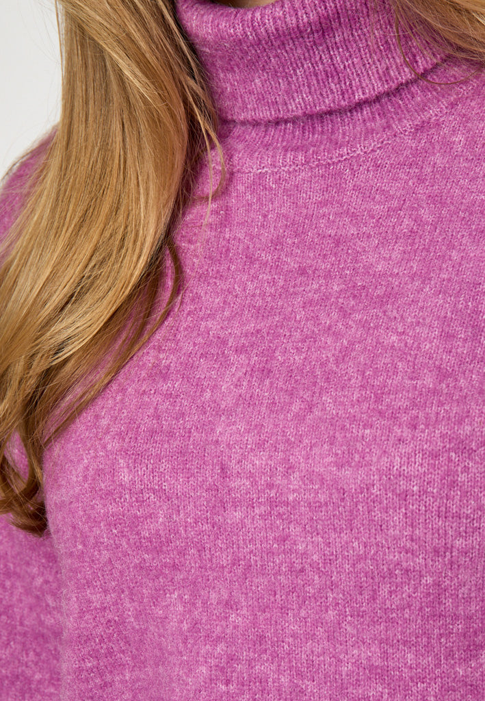 Desires Gea High Neck Pullover Pullover 7208 Bodacious Pink