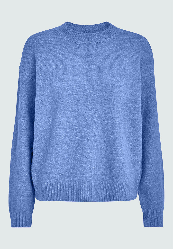 Desires Gea O-neck Pullover Pullover 1003M Azure Blue Melange