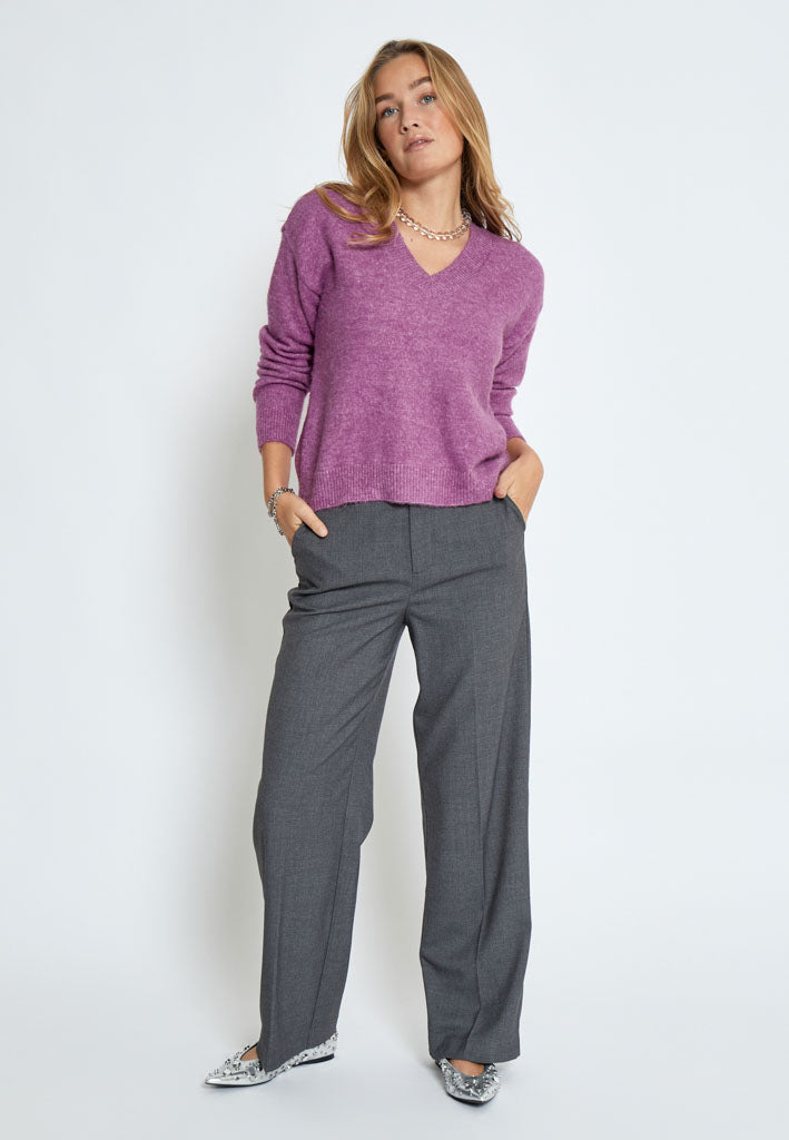 Desires Gea V-Neck Pullover Pullover 7208 Bodacious Pink