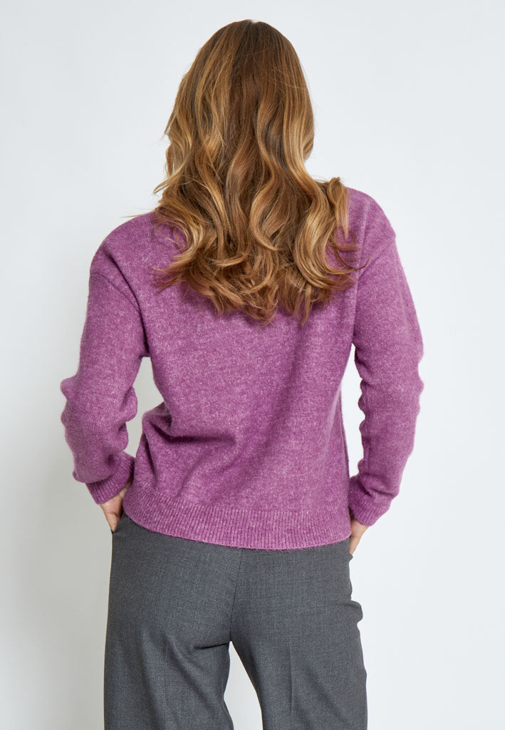 Desires Gea V-Neck Pullover Pullover 7208 Bodacious Pink