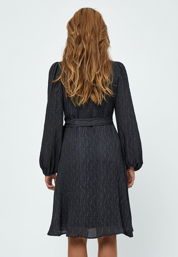 Peppercorn Helena Wrap Dress Dress 9000 Black