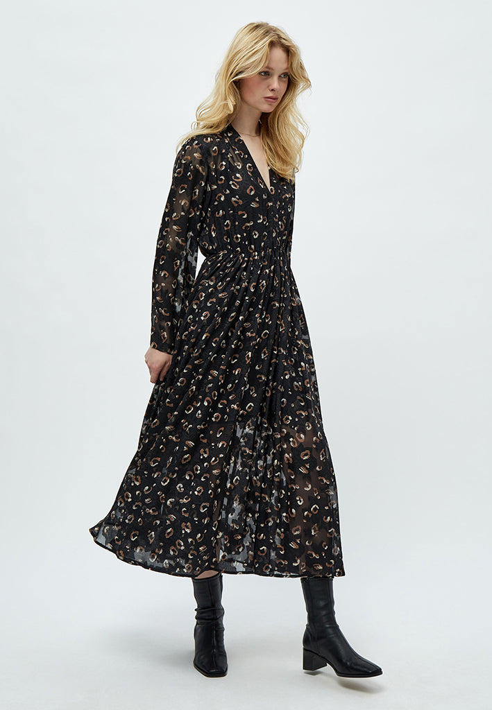 Peppercorn Hilma Gigi Maxi Dress Dress 9000P Black Print