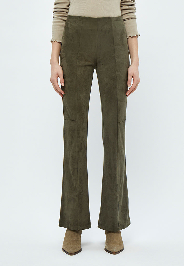 Desires Jalena Flared Pants Leggings 3655 Beluga Green