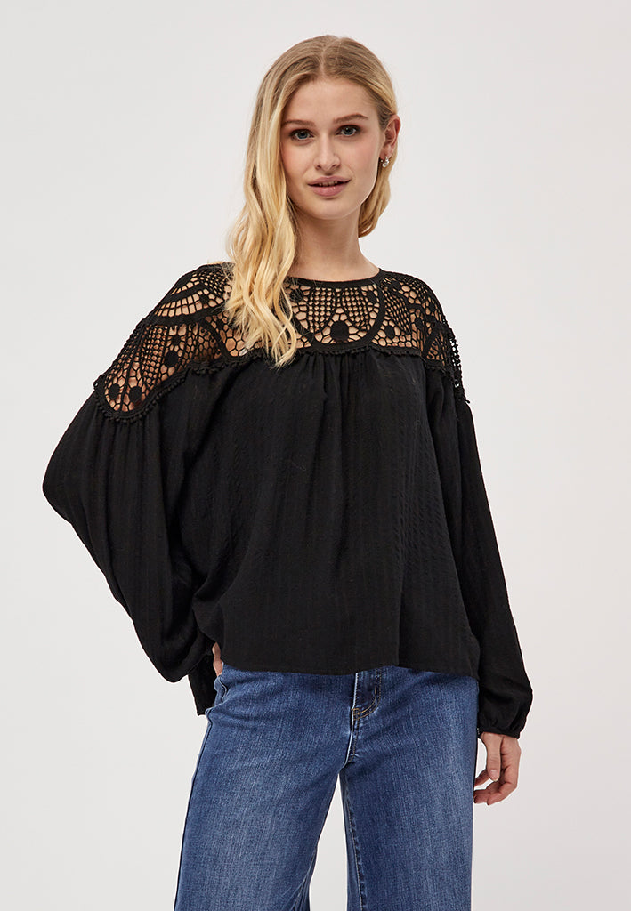 Desires Jansine Blouse Blouse 9000 Black